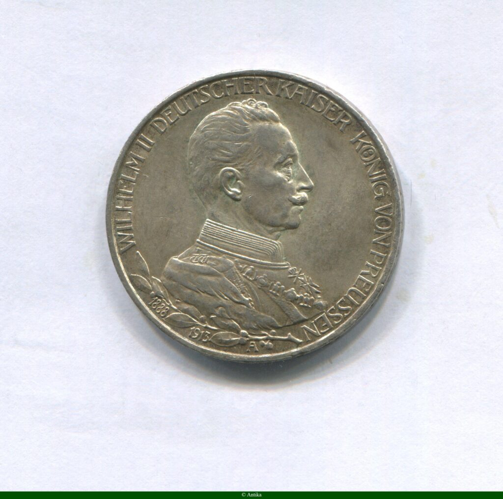 3 MARK Argt GUILLAUME II Berlin