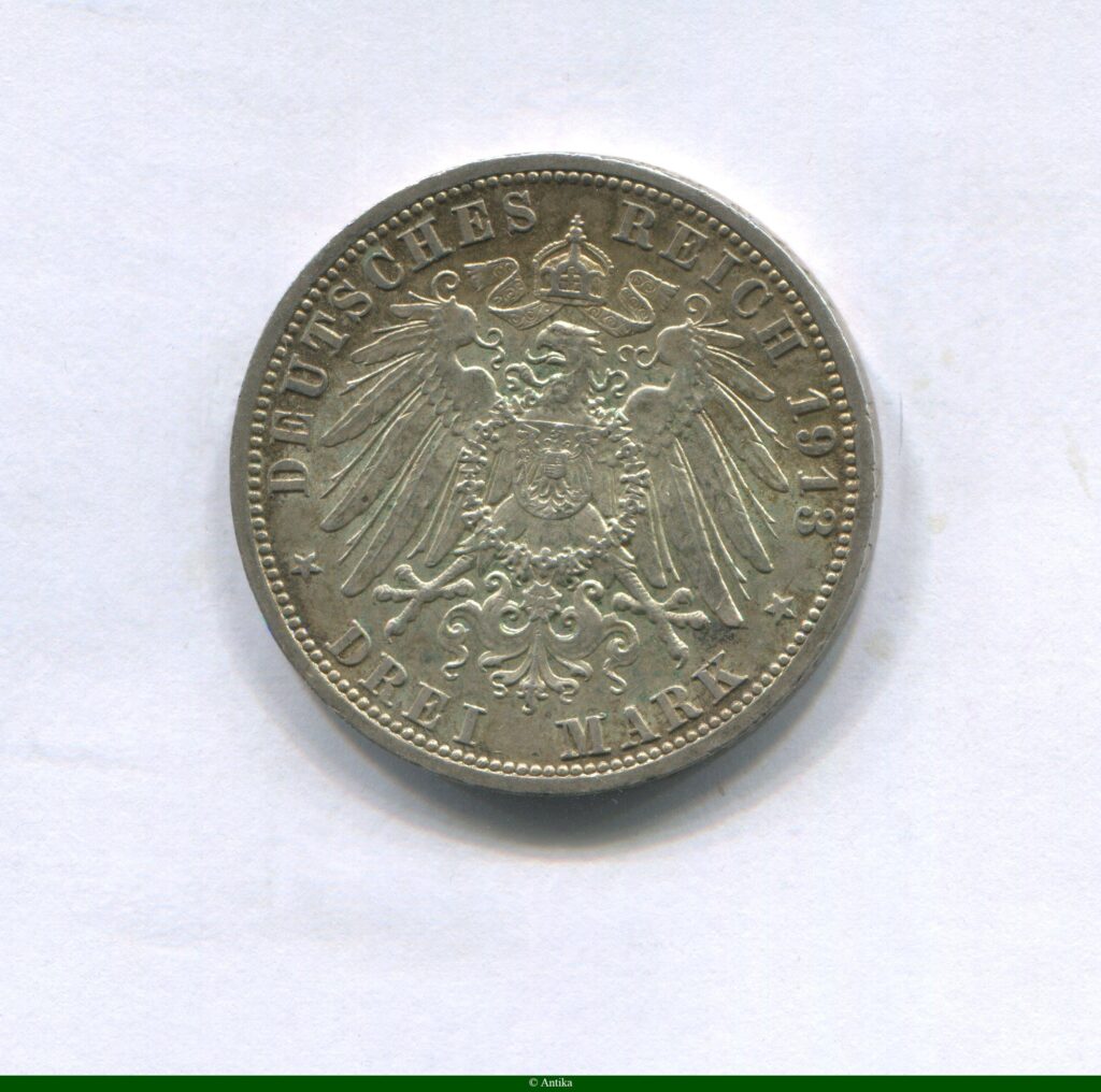 3 MARK Argt GUILLAUME II Berlin