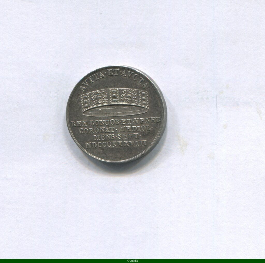 1 LIRE Argt FERDINAND Ier Couronnement