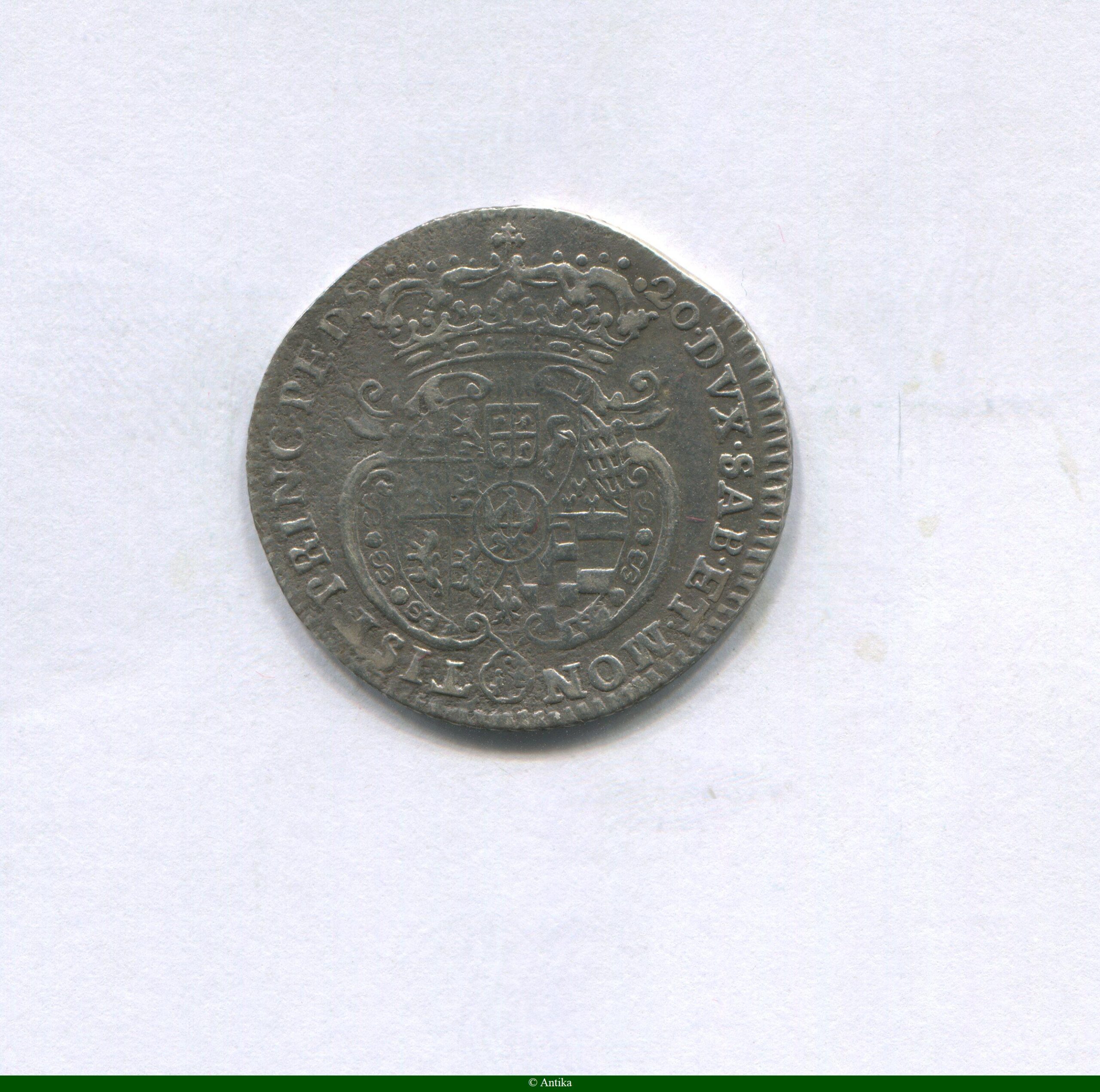 20 SOLDI Argt CHARLES EMMANUEL III de Savoie RARETE PROMO