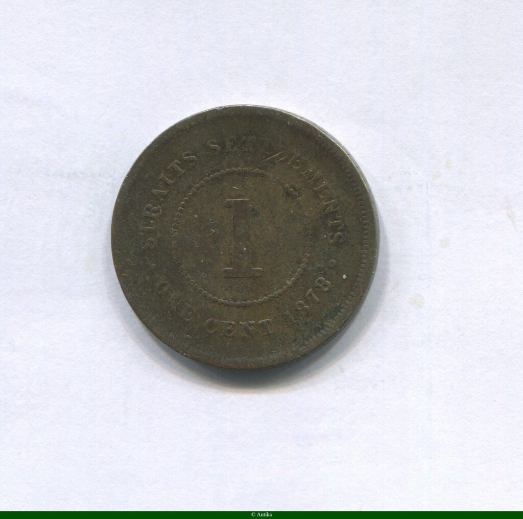 1 CENT Cuivre VICTORIA Date RARE pour ce type