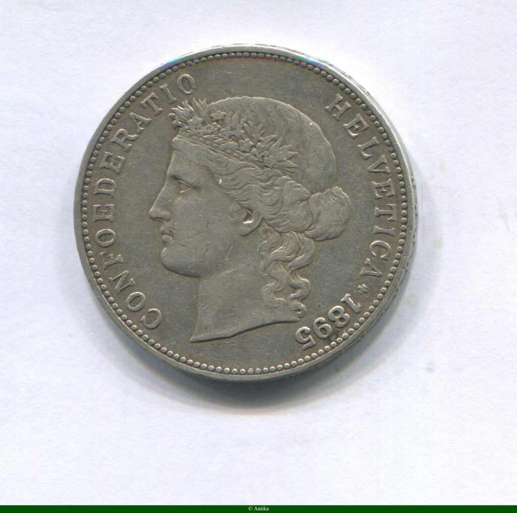 5 FRANCS Argt Confédération Hèlvétique B:Berne