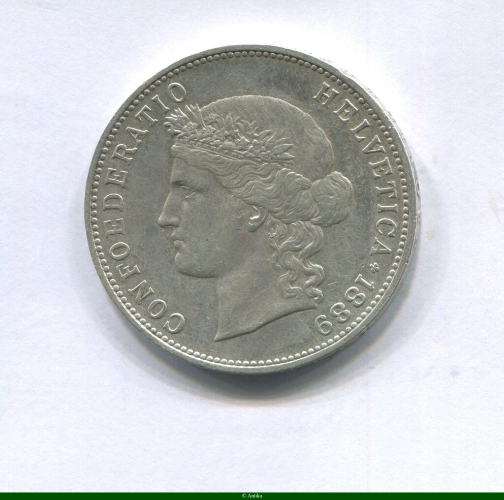 5 FRANCS Argt Confédération Hèlvétique B:Berne