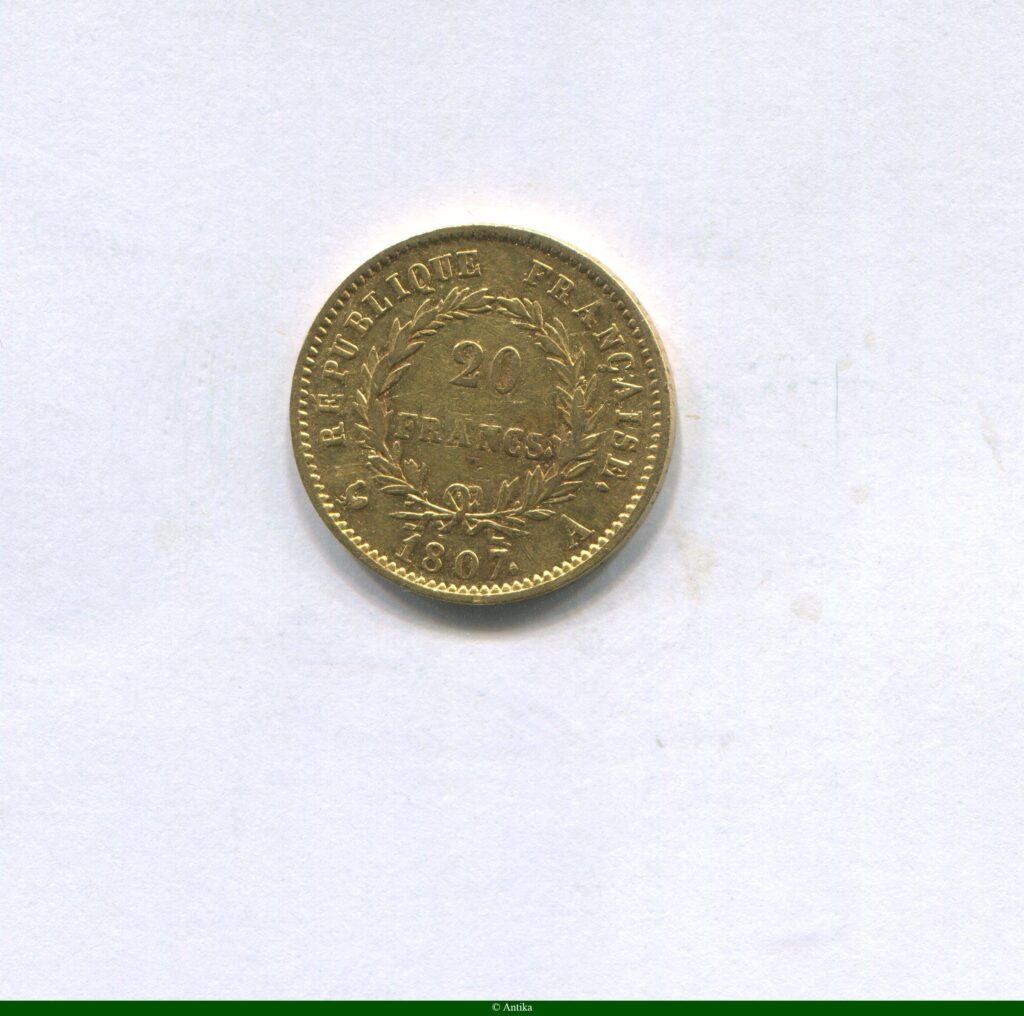 20 FRANCS OR Type Transitoire "Grosse tête"