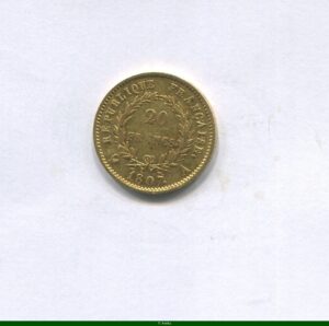 20 FRANCS OR Type Transitoire "Grosse tête"