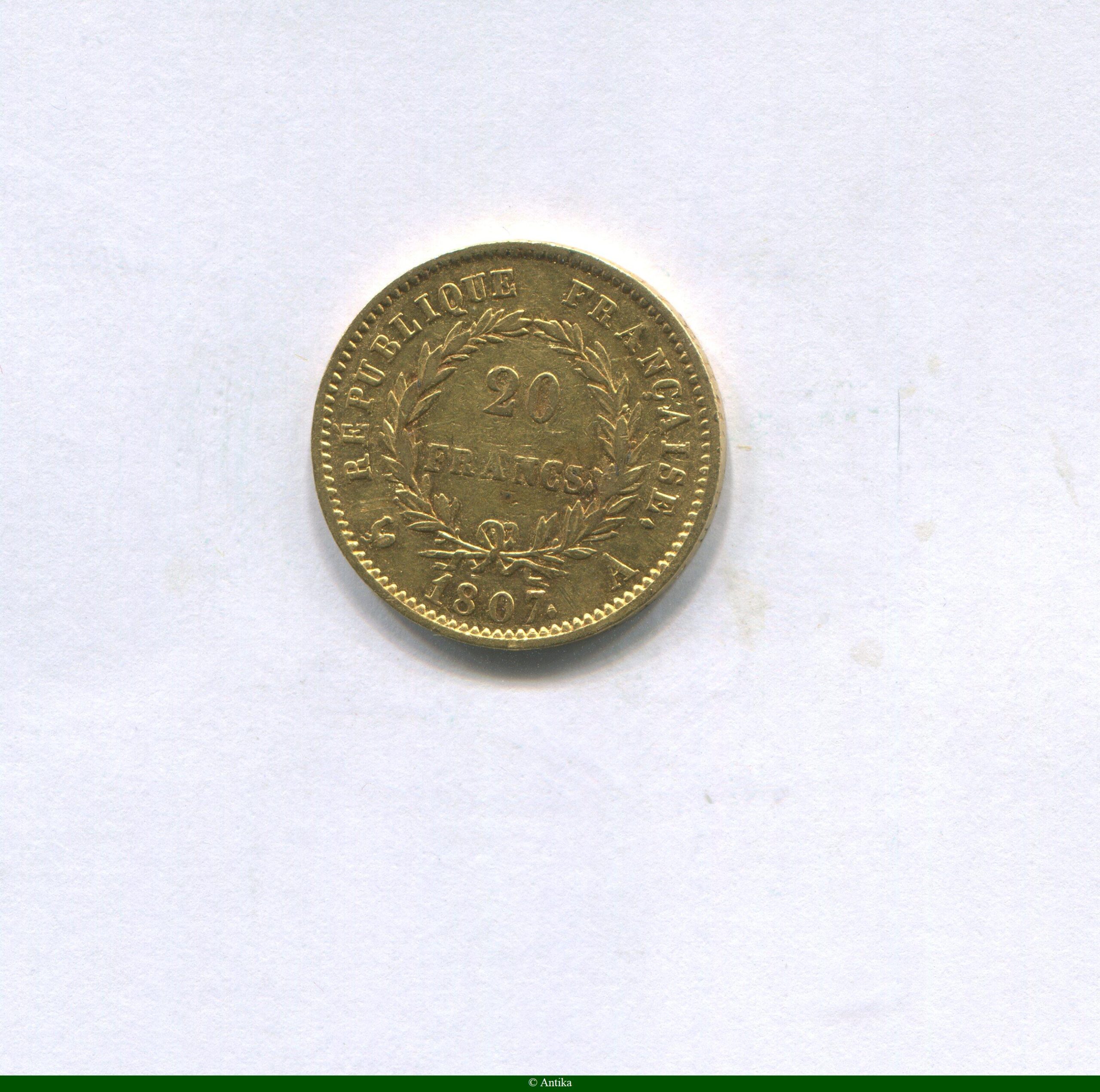 20 FRANCS OR Type Transitoire "Grosse tête"