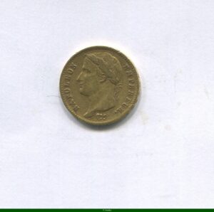 20 FRANCS OR NAP EMP revers REPUBLIQUE
