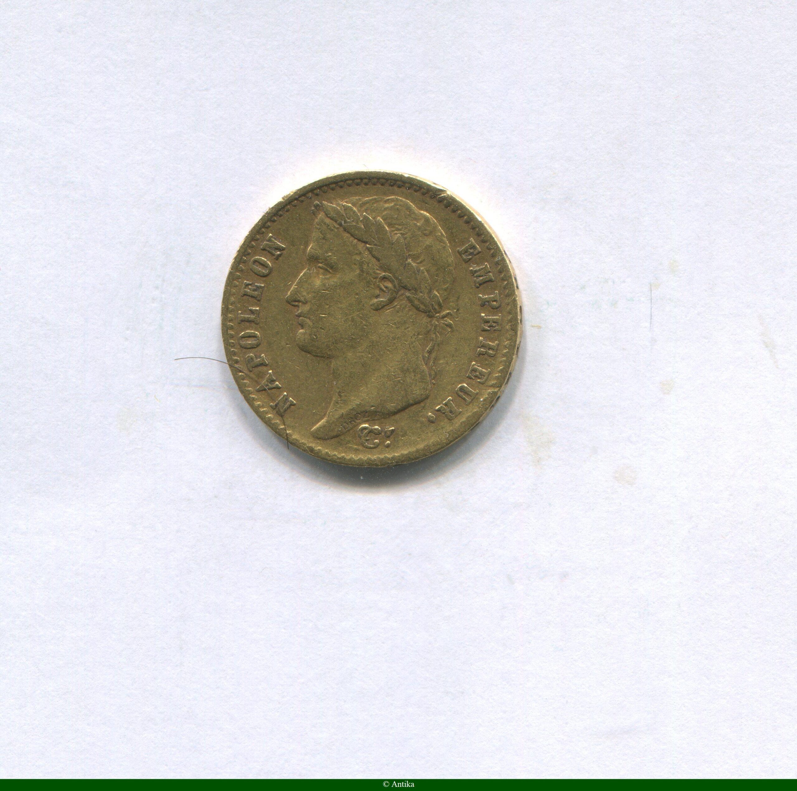 20 FRANCS OR NAP EMP revers REPUBLIQUE