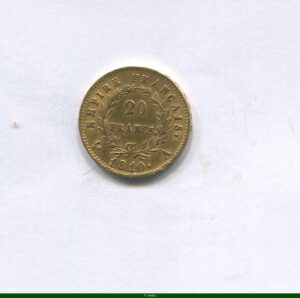 20 FRANCS OR NAP EMP revers EMPIRE