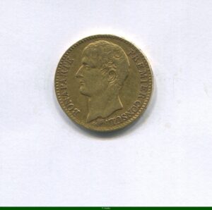 40 FRANCS OR BONAPARTE Ier CONSUL
