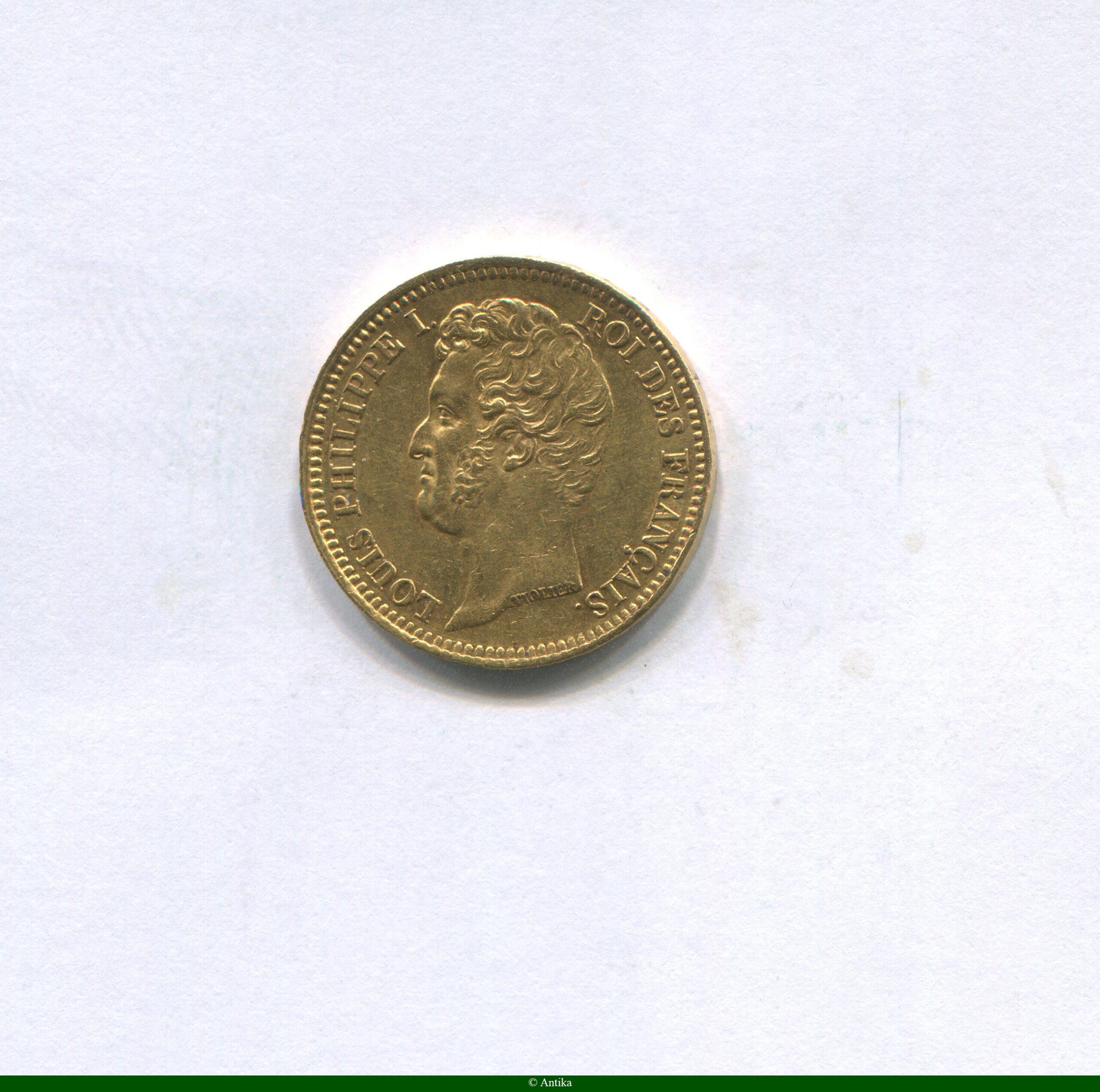 20 FRANCS OR T.N Tranche en relief