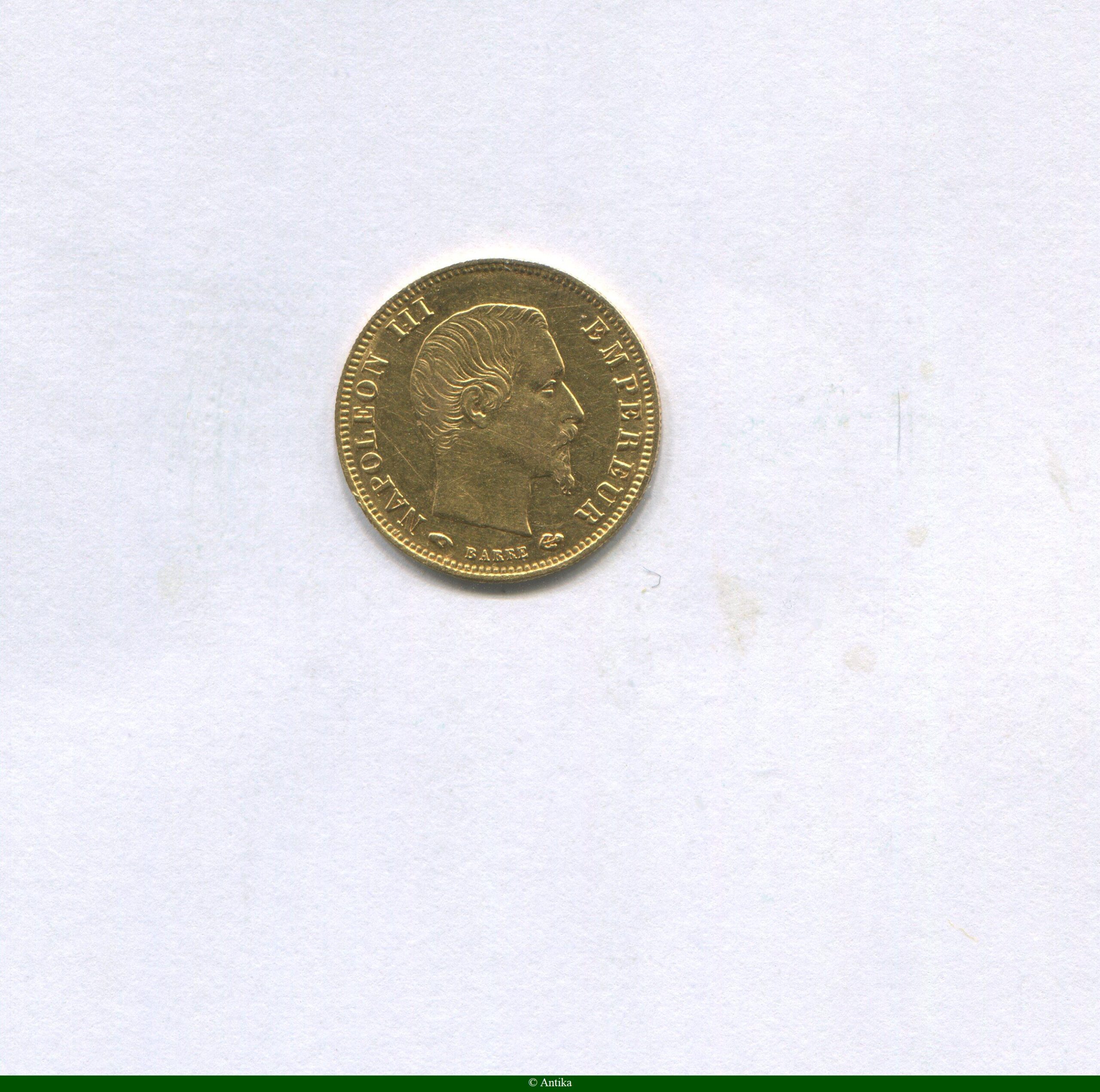 5 FRANCS OR NAP III T.N