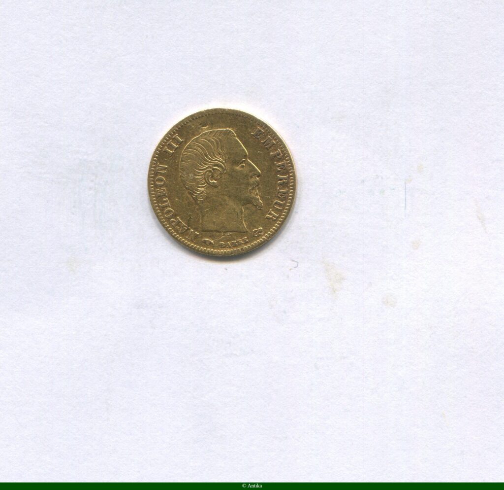 5 FRANCS OR NAP III T.N