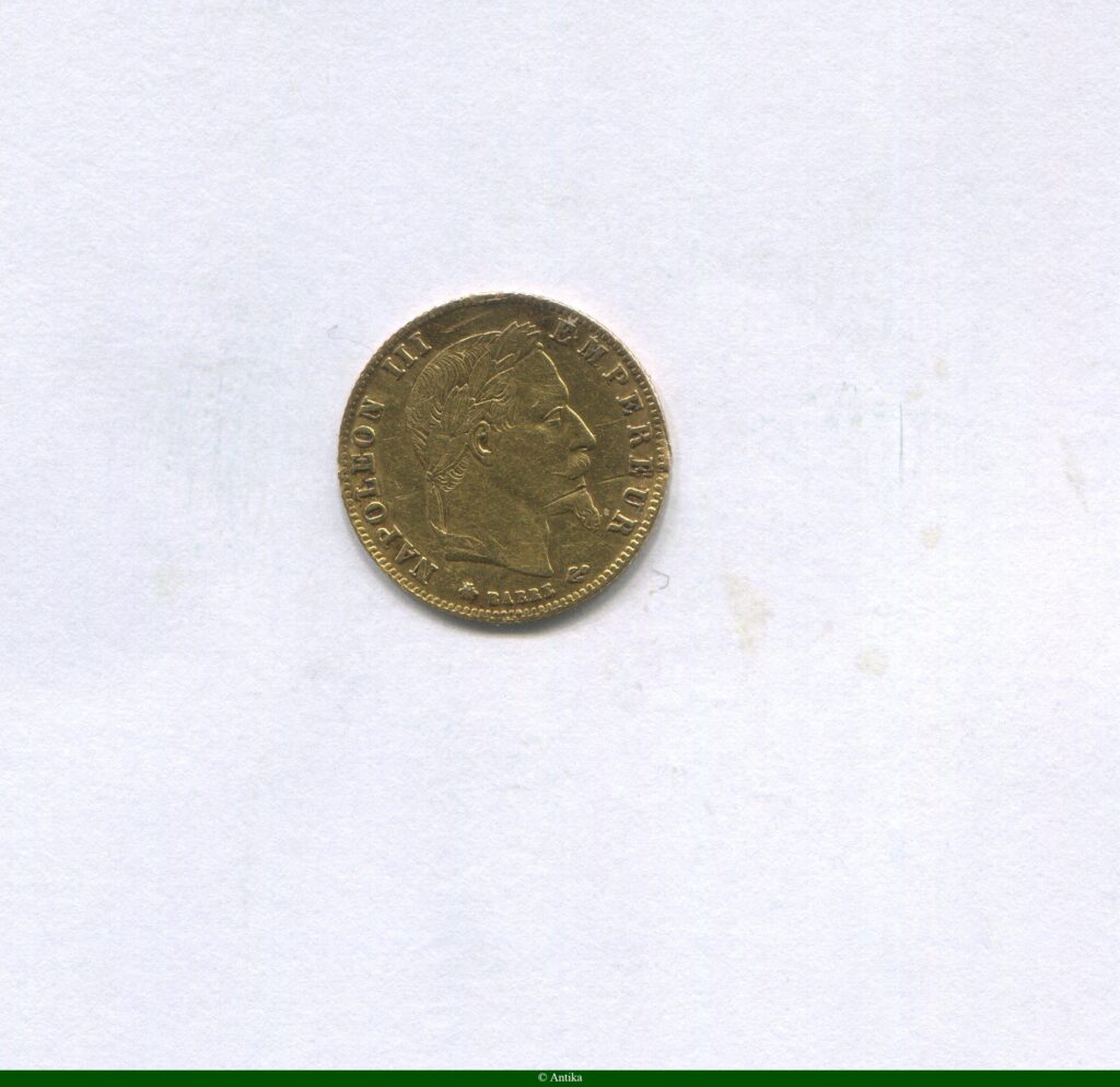 5 FRANCS OR NAP III T.L