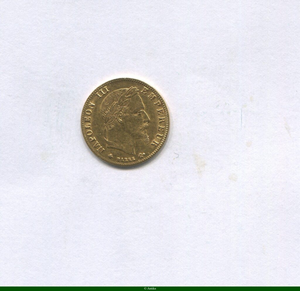 5 FRANCS OR NAP III T.L