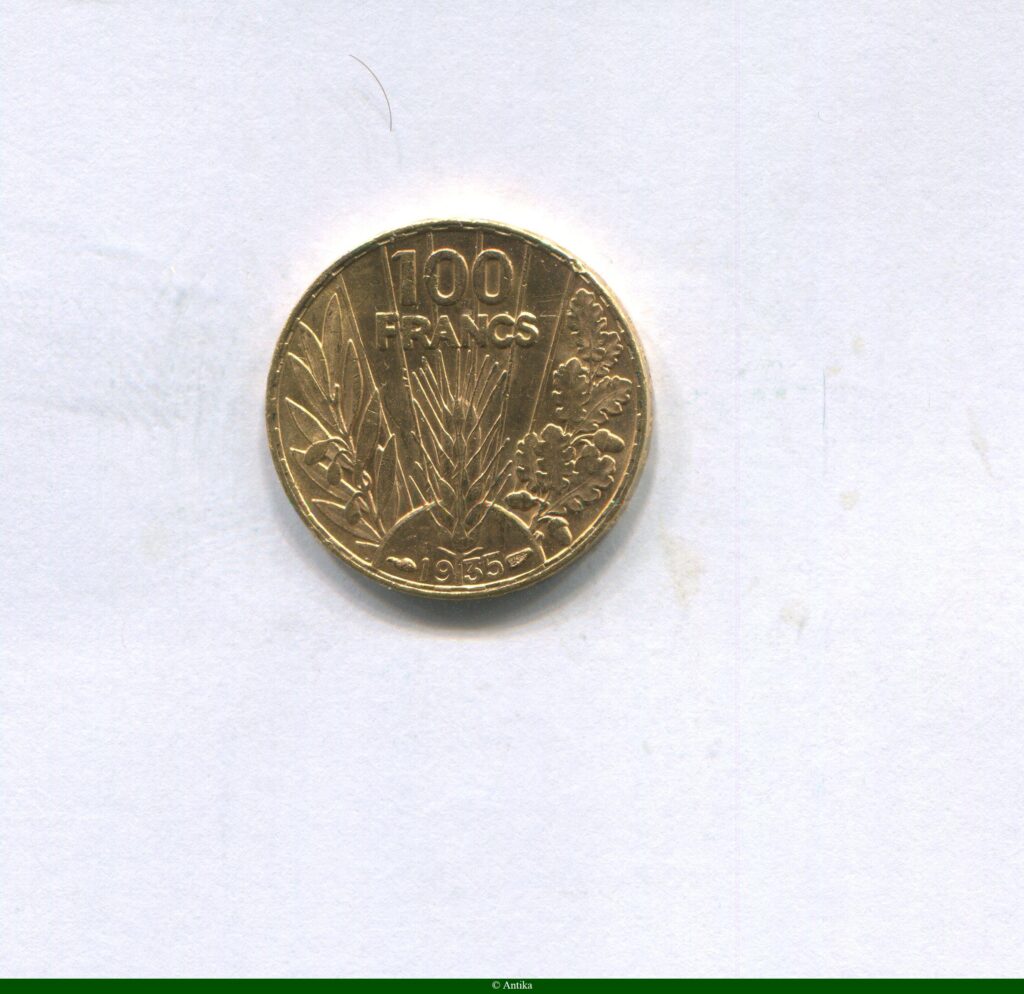 100 FRANCS OR BAZOR