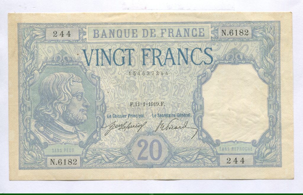 20 FRANCS BAYARD - Type1916