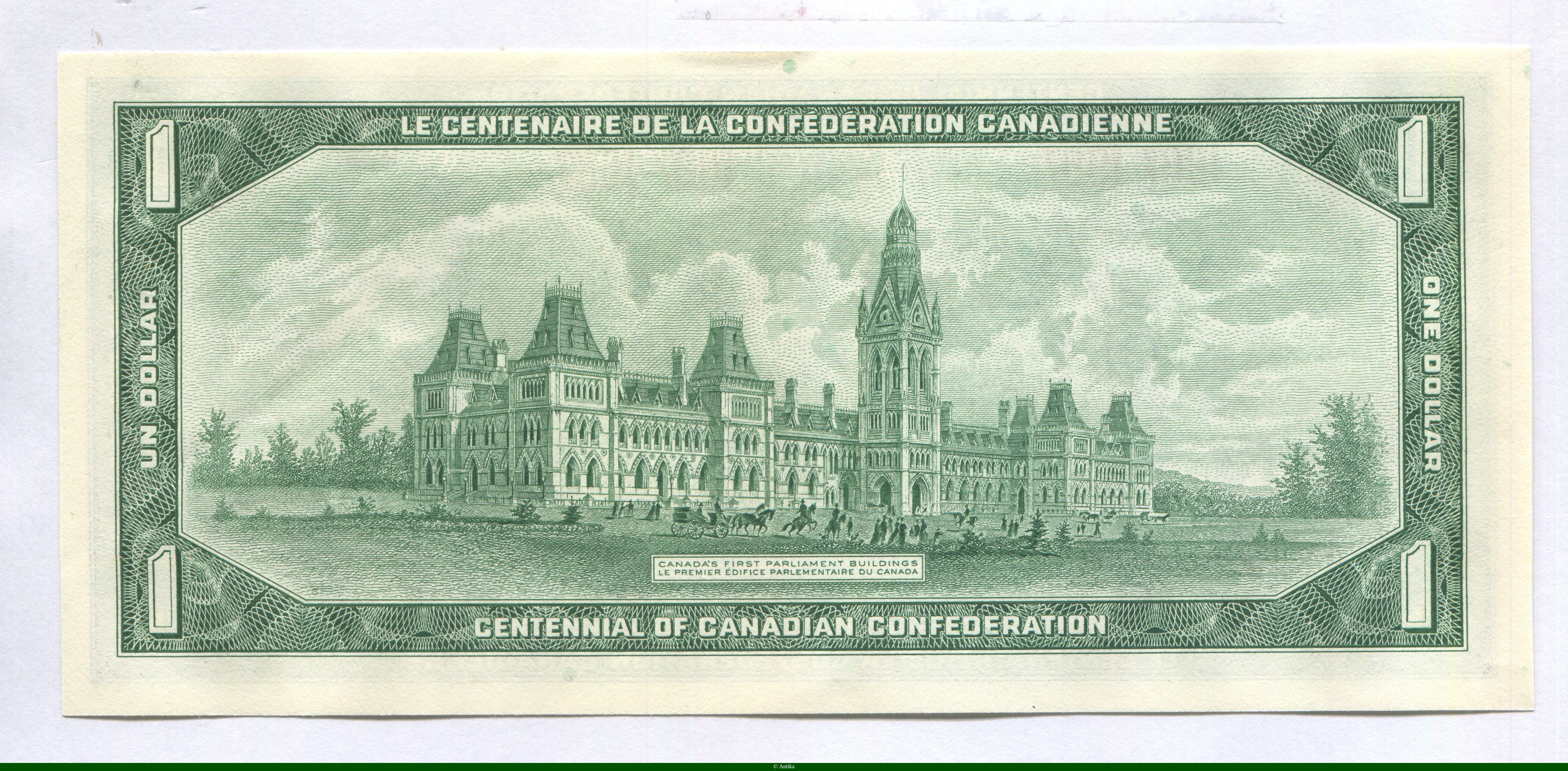 1 Dollar Elizabeth II Centenaire de la Confédération Canadienne 1867-1967