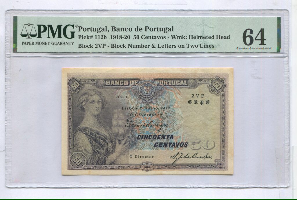 50 Centavos Buste de Femme PMG 64 (Choice Uncirculated)