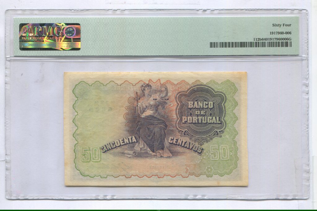 50 Centavos Buste de Femme PMG 64 (Choice Uncirculated)